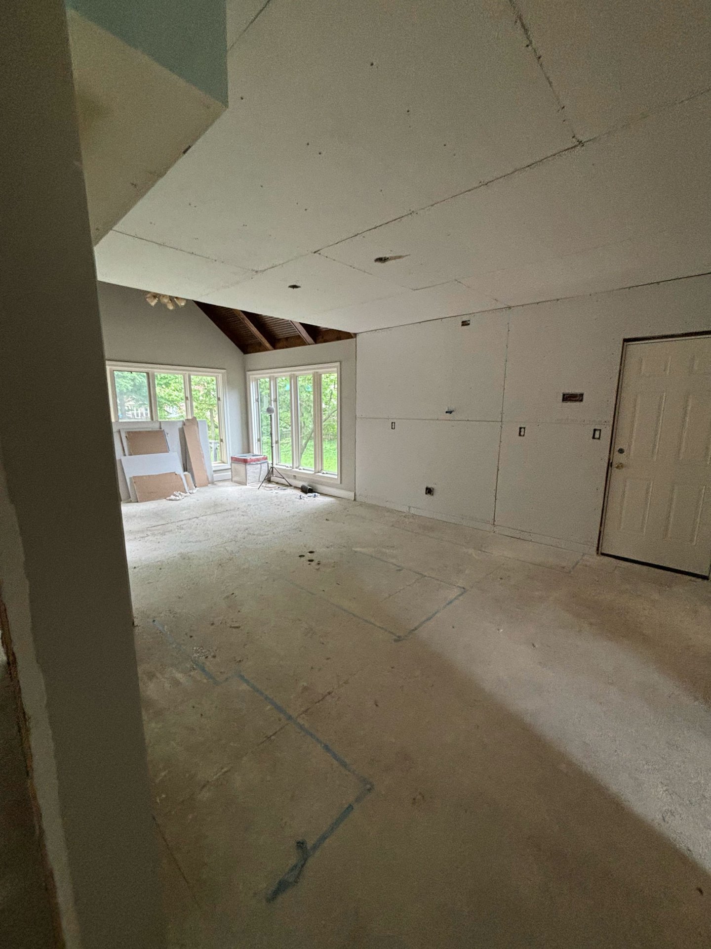 New Construction Drywall Finishing